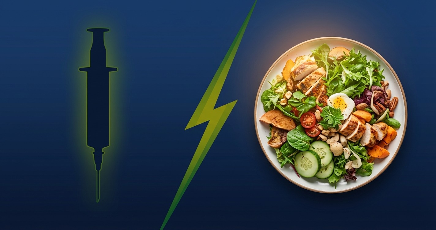 Healthy food beats semaglutides