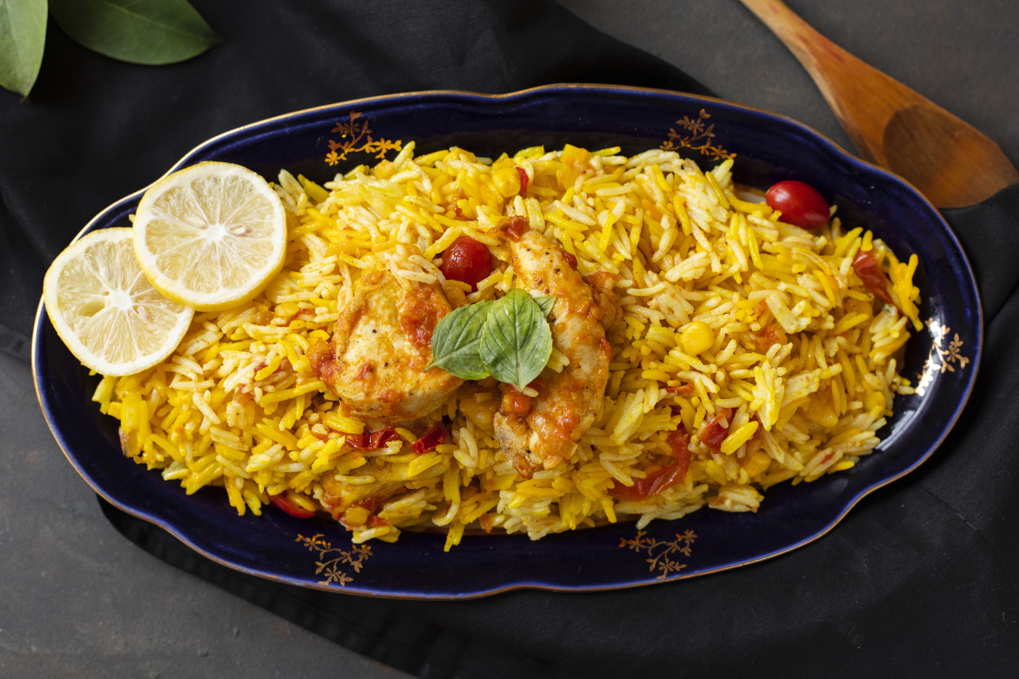 Delicious chicken with rice cooked indian style (1)