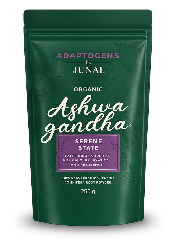 Junai Ashwagandha pack right size